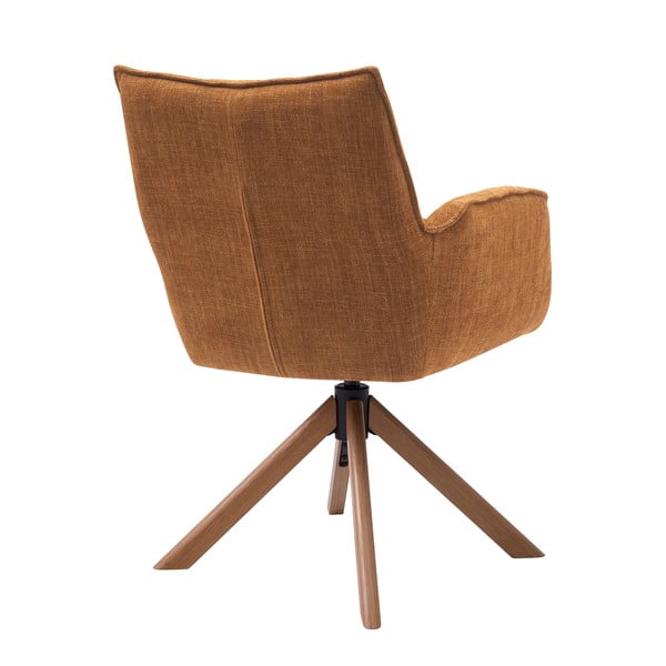 Оранжеви тапицирани трапезни столове в комплект 2 бр. Marilla – Unique Furniture-image-4