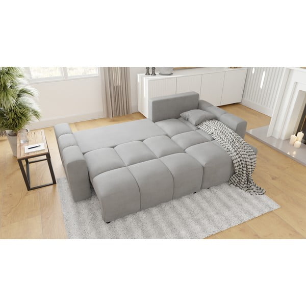 Светлосив ъглов диван (променлив) Luki – Ropez-image-1