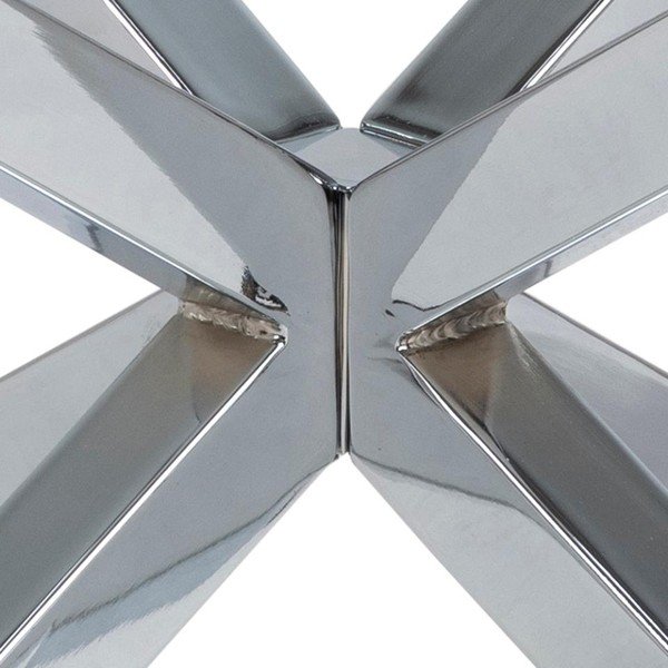 Кръгла масичка за кафе в сребристо ø 82 cm Heaven - Actona-image-3