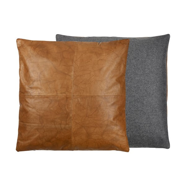 Кожена двустранна възглавница , 60 x 60 cm Lodge - Södahl-image-2