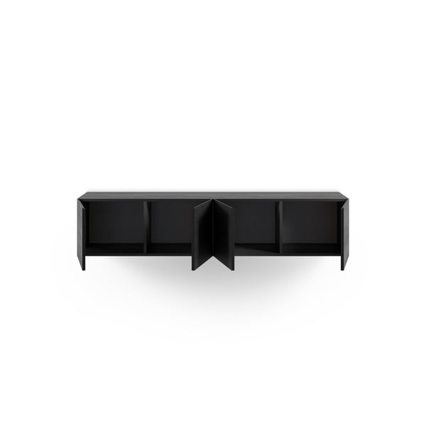 Черна маса за телевизор 180x38x35 cm Daroca – Marckeric-image-2