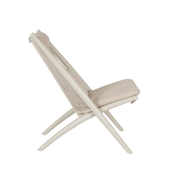 Бежов метален градински стол Aloha – Bizzotto-image-3