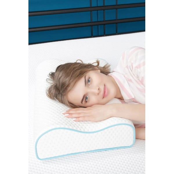 Анатомична възглавница с пълнеж от мемори пяна 42x61,5 cm – Mila Home-image-3