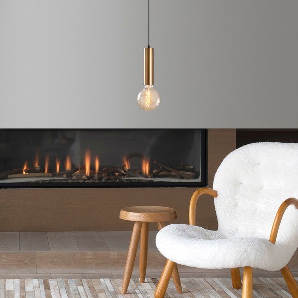 Висящо осветително тяло в златисто ø 4 cm Tempo – Opviq lights-image-1