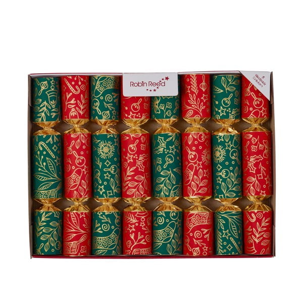 Коледни крекери в комплект от 8 бр. Bon Bon – Robin Reed