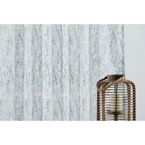 Бяло-синя завеса 300x260 cm Urma - Mendola Fabrics-image-2