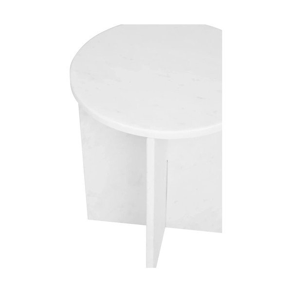 Мраморна кръгла странична масичка ø 40 cm Savio – Premier Housewares-image-3