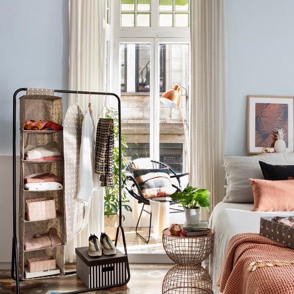 Бежов органайзер с 6 отделения Dots Rivoli - Compactor-image-1