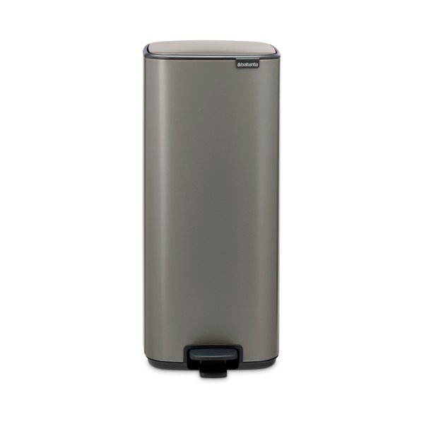 Сиво стоманено кошче за боклук с педал 30 l Bo – Brabantia-image-4
