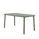 Метална градинска маса за хранене 90x160 cm Calana – Bloomingville