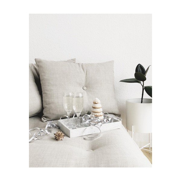 Отоман Natural Clear/Marble Grey Senza - Karup Design-image-4