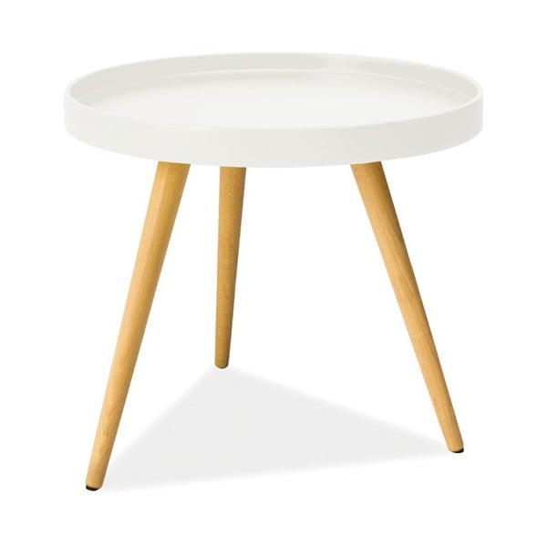 Konferenční stolek Toni 50 cm, bílý