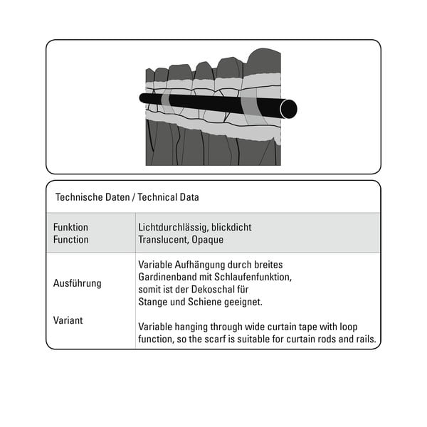 Сиво-бежова завеса със смес от лен 140x245 cm List – Sehlbach-image-3