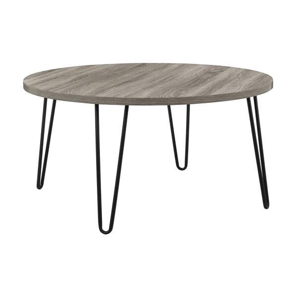 Масичка за кафе в кафяво и сиво, ø 90 cm Owen - Støraa-image-2