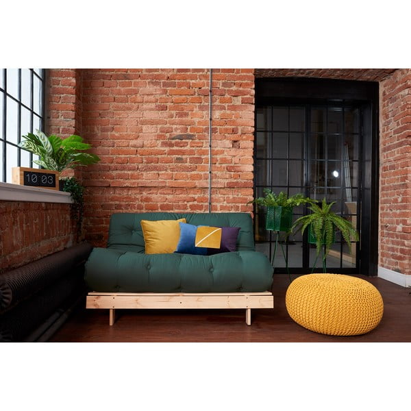 Кремав плетен пуф Плетено XL - LABEL51-image-4