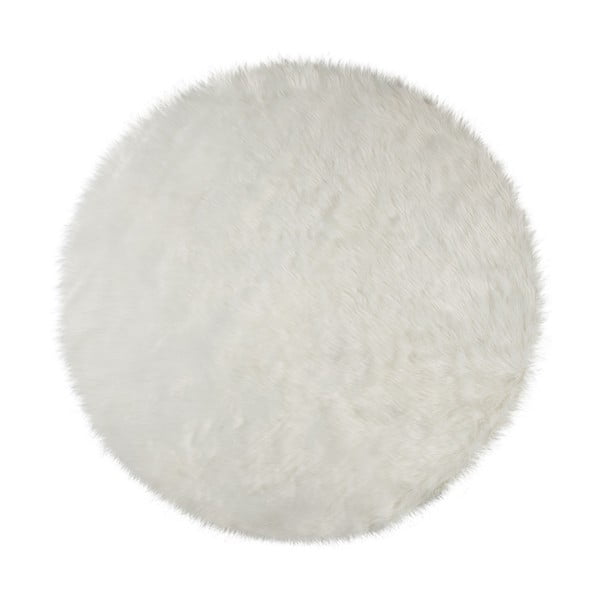 Бял кръгъл килим ø 120 cm Sheepskin - Flair Rugs