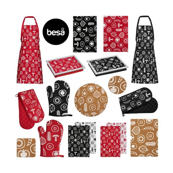 Памучни чаени кърпи в комплект от 2 броя 40x60 cm Besa - Premier Housewares-image-2