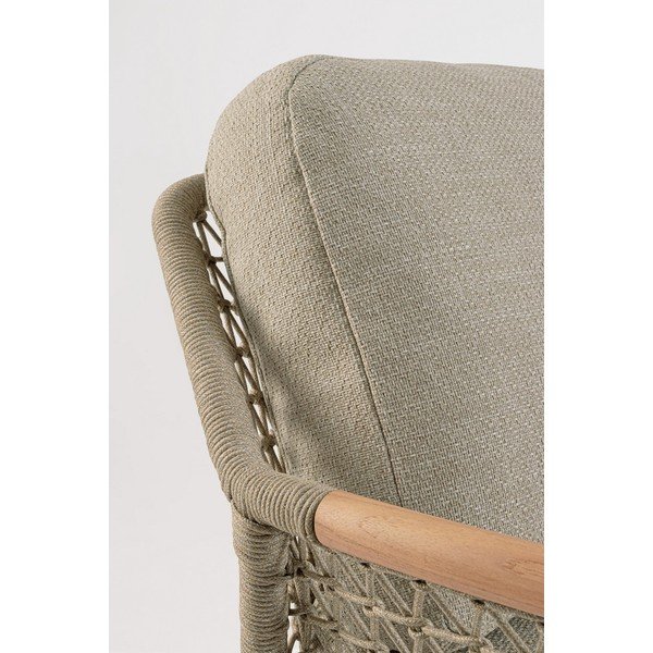 Светлокафяв градински диван от масивна акация Eulero – Bizzotto-image-4