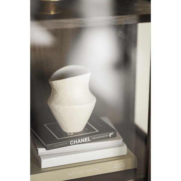 Кафява витрина от декор от дъб  с плъзгащи се врати 100x203 cm Hazelton – Rowico-image-3