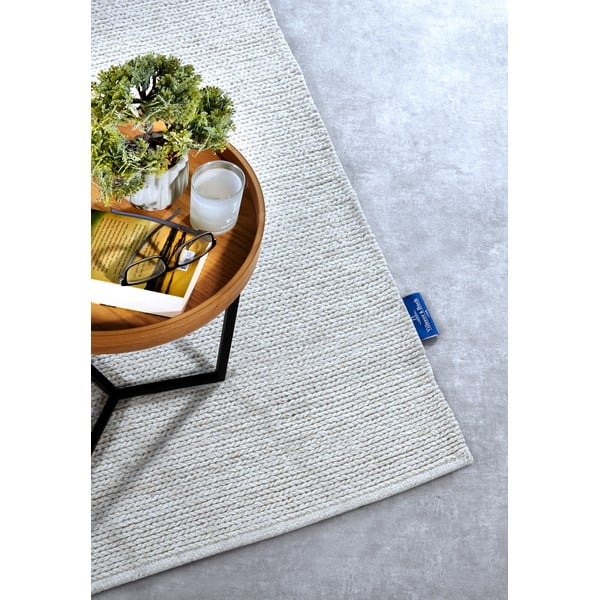 Бяла ръчно изработена вълнена пътека 80x200 cm Francois – Villeroy&Boch-image-2