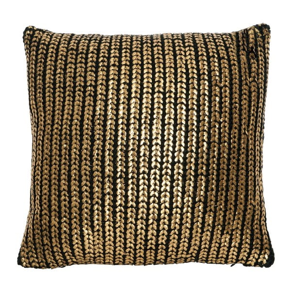 Polštář Gold Knit, 45x45 cm