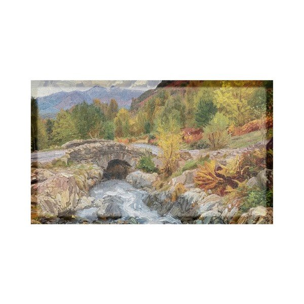 Изтривалка от рециклирана пластмаса 40x70 cm Autumn Nature Landscape  – Artsy Doormats