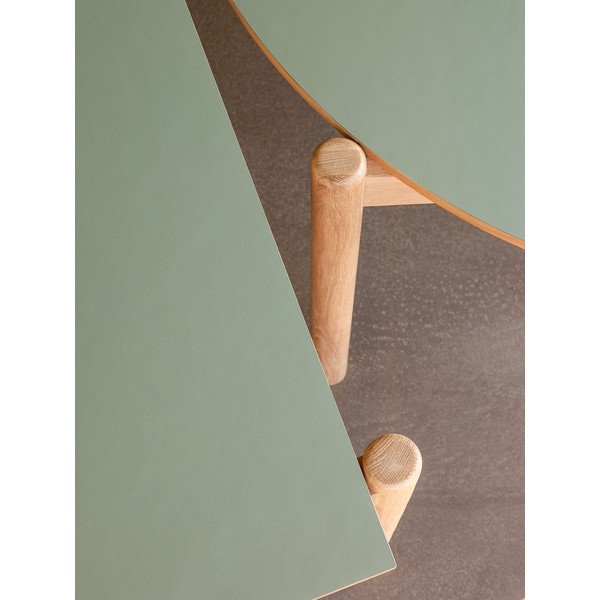 Кръгла трапезна маса от масивен дъб ø 115 cm Oblique – Hübsch-image-2