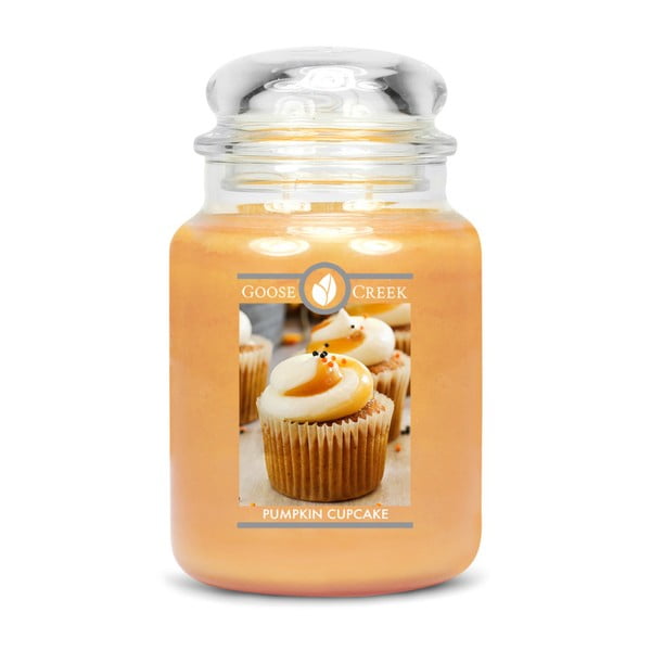 Ароматизирана свещ в стъклен буркан Pumpkin Cupcake, 150 часа горене - Goose Creek