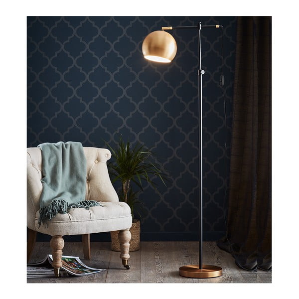 Свободностояща лампа в черно и бронз Chester - Markslöjd-image-1