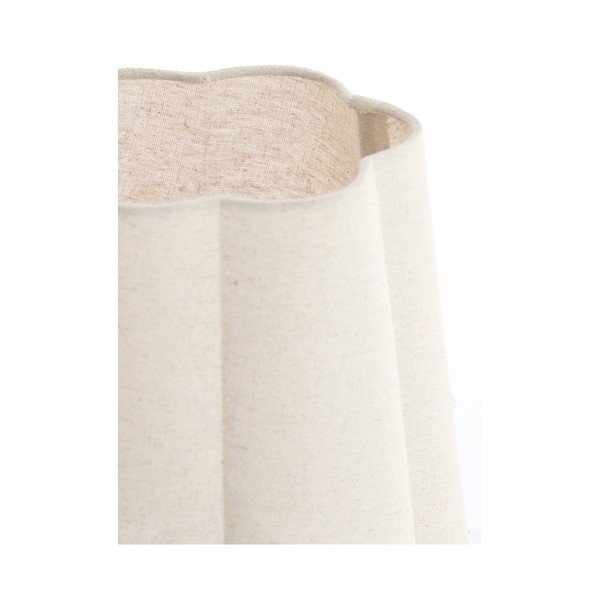 Бяла настолна лампа с текстилен абажур (височина 50 cm) Musaby – Light & Living-image-3