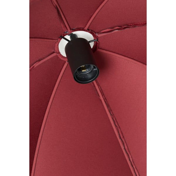 Висящо осветително тяло с текстилен абажур в цвят бордо ø 50 cm Malacia – Light & Living-image-1