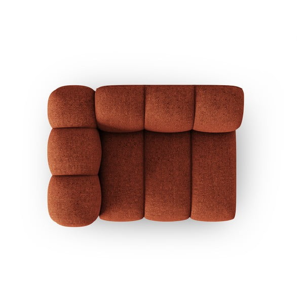Модулен диван в тухлен цвят (ляв ъгъл) Lupine – Micadoni Home-image-2