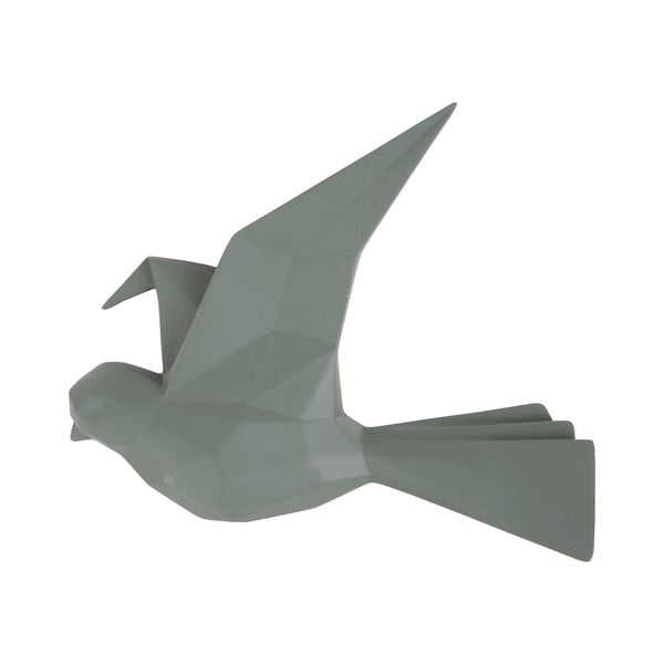 Зелена закачалка за стена във формата на птица, широчина 19 см Origami - PT LIVING