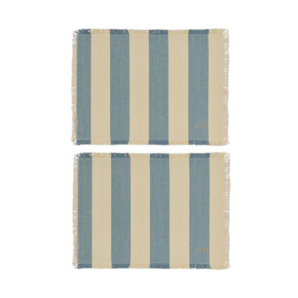 Подложки за хранене в комплект 2 бр. от органичен памук 36x48 cm Toppu – OYOY Living Design
