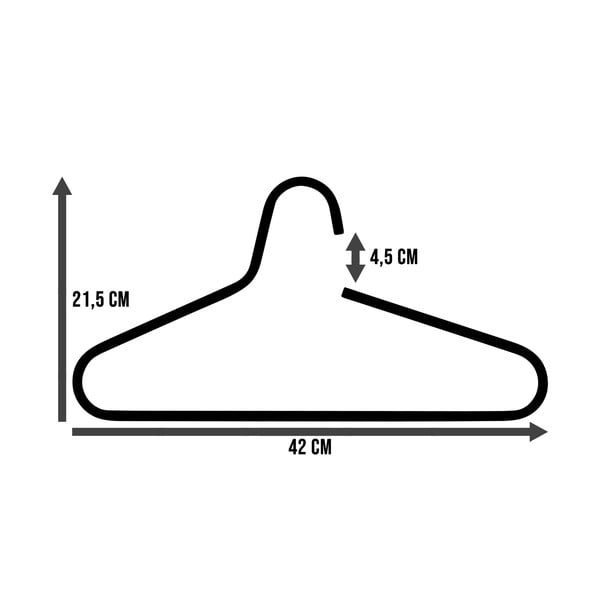 Метални закачалки в комплект 5 бр. Victorie – Spinder Design-image-3