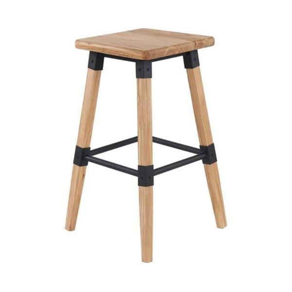 Стол, изработен от дърво от бряст и метал Loc - VIDA Living