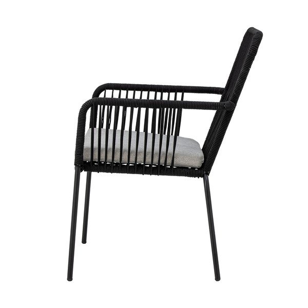 Черни трапезни столове в комплект от 2 броя Santino – Bloomingville-image-3