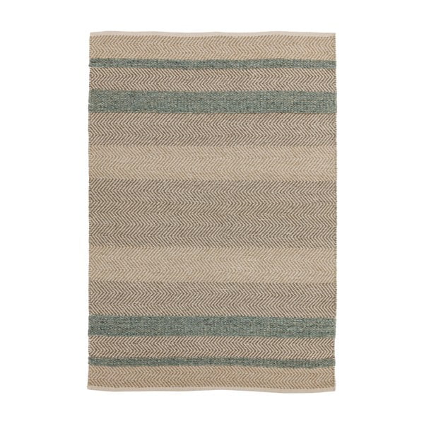 Кафяво-тюркоазен килим , 120 x 170 cm Fields - Asiatic Carpets
