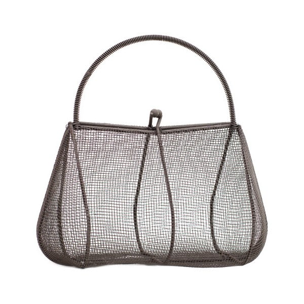 Черна метална кошница Bolsa - Esschert Design