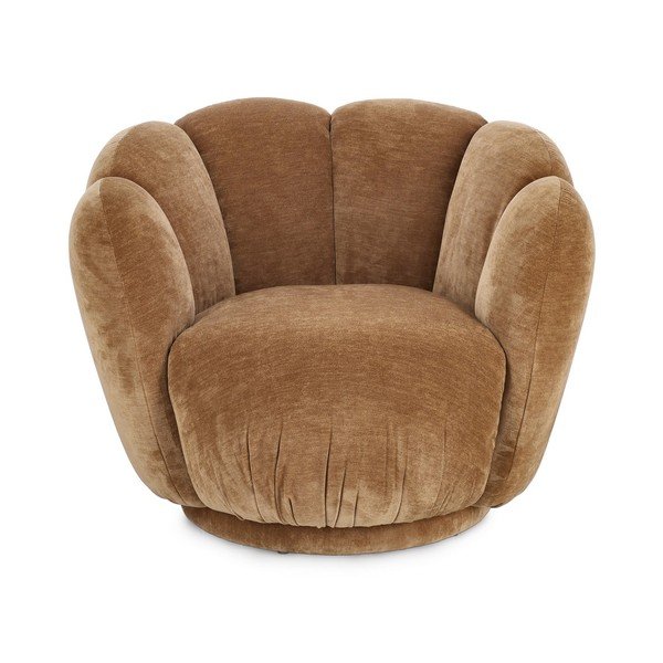 Кафяво кресло Tulip – Bizzotto-image-2