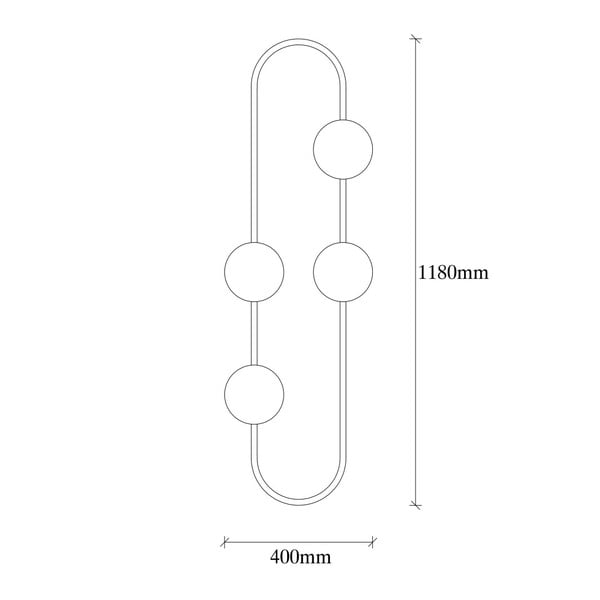 Черна метална стенна лампа Opviq lights Karpos - Opviq lights-image-2