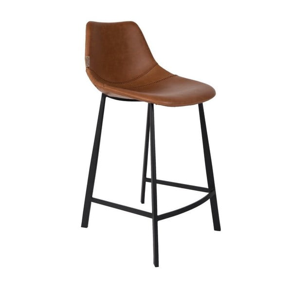 Комплект от 2 кафяви високи стола, височина 91 cm Franky - Dutchbone
