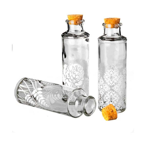 Sada 6 skleněných lahviček Unimasa Corcho, 175 ml-image-1