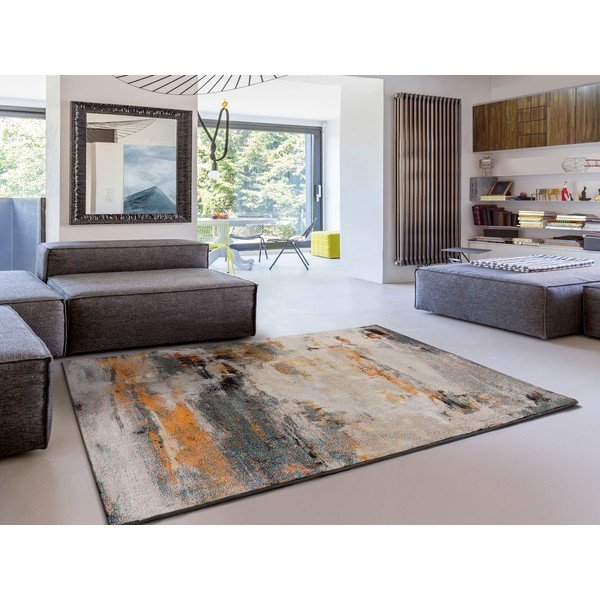 Охра-жълто-сив килим 80x150 cm Eider - Universal-image-1