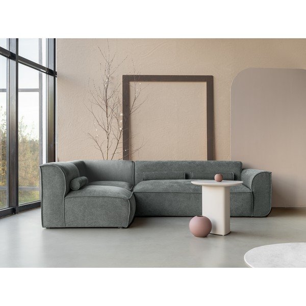 Светлозелен ъглов диван (ляв ъгъл) Flex Felix – Miuform-image-1