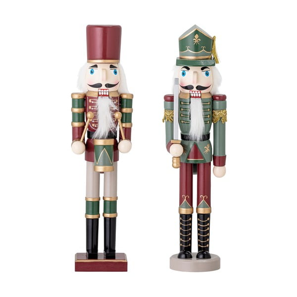 Дървени Коледни фигурки в комплект от 2 бр. (височина 38 cm) Darren – Bloomingville