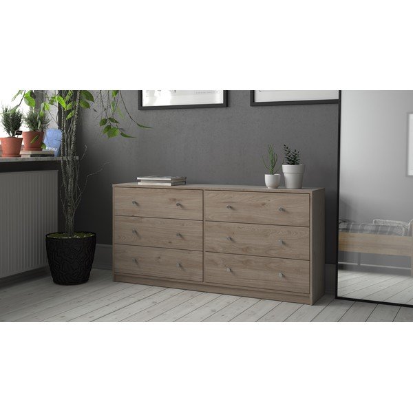 Скрин в естествен цвят 143x68x32 cm May – Tvilum-image-1