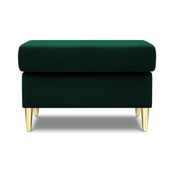 Зелена кадифена табуретка Kyoto – Cosmopolitan Design