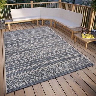 Сив външен килим 63x120 cm Clyde Loto – Hanse Home