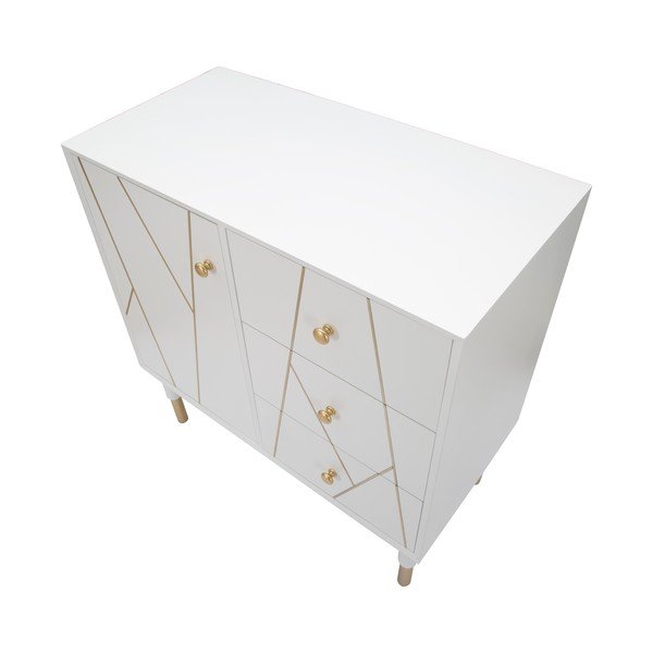 Бял шкаф , ширина 80 cm Luxy - Mauro Ferretti-image-3